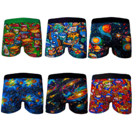 Mix Barevných Boxerů | 6 KUSŮ [M-2XL]