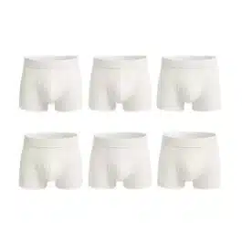 Sada Klasických Boxerek | BÍLÉ - 6 KS [M-3XL]