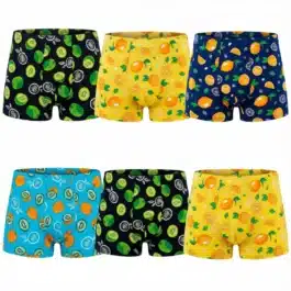 Mix Bambusových Ovocných Boxerek | 6 KS [M-3XL]