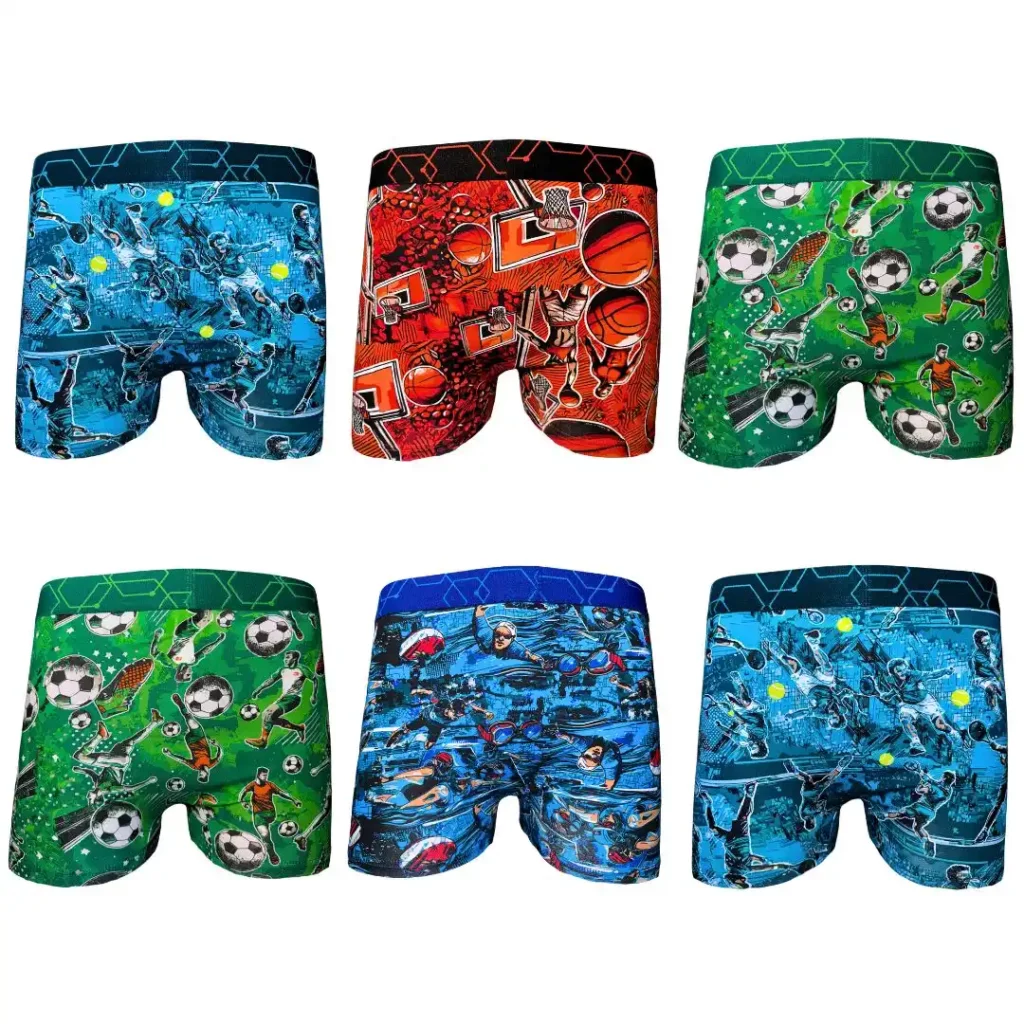 Mix Sportovních Boxerek | 6 KS [M-2XL]
