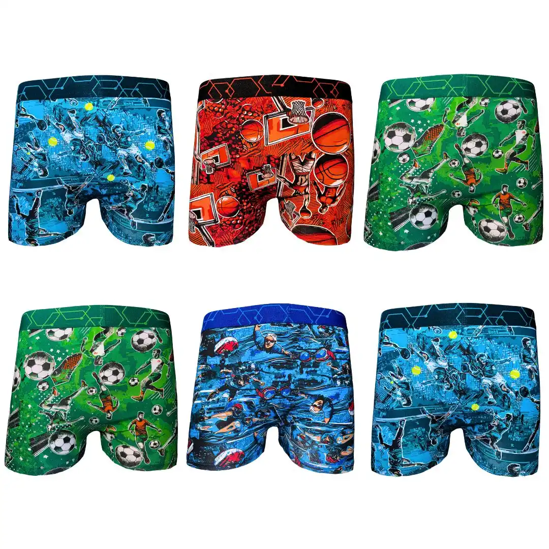 Mix Sportovních Boxerek | 6 KS [M-2XL]