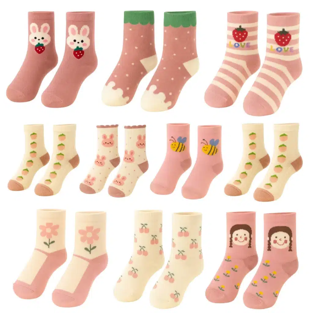 Sada Dívčích Ponožek | 10 PÁRŮ [19–38]