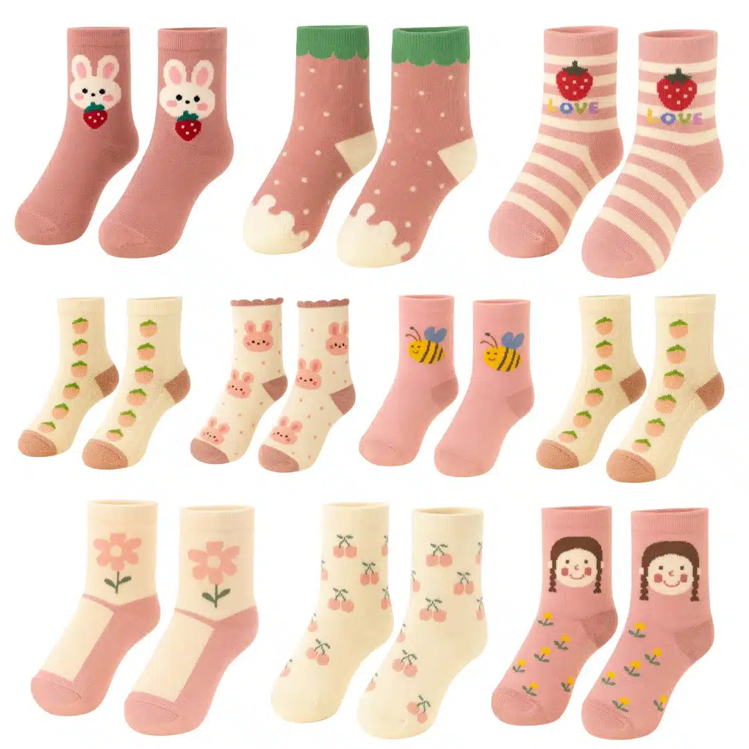 Sada Dívčích Ponožek | 10 PÁRŮ [19–38]