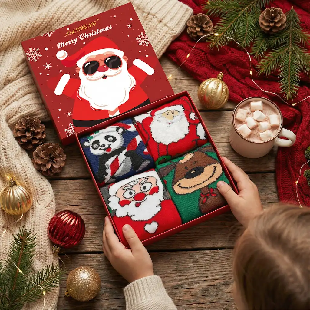 Dětská Vánoční Krabička | 4 PÁRY [19–29]