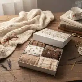 Dámská Dárková Krabice | HNĚDÁ – 6 PÁRŮ [35–41]