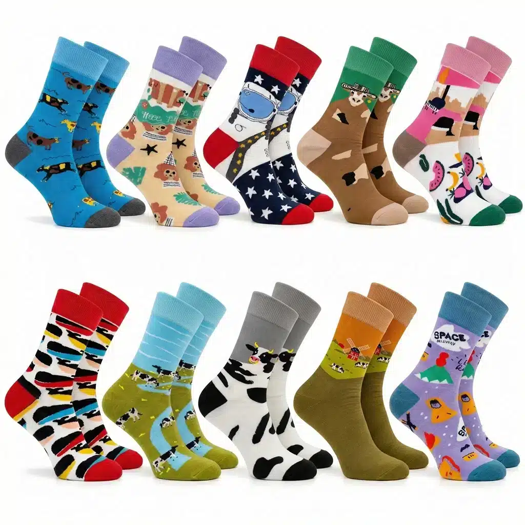 Sada Kravích Ponožek | 10 PÁRŮ [39-46]