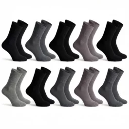 Sada Bambusových Netlačících Pánských Ponožek | 10 PÁRŮ [39-46]