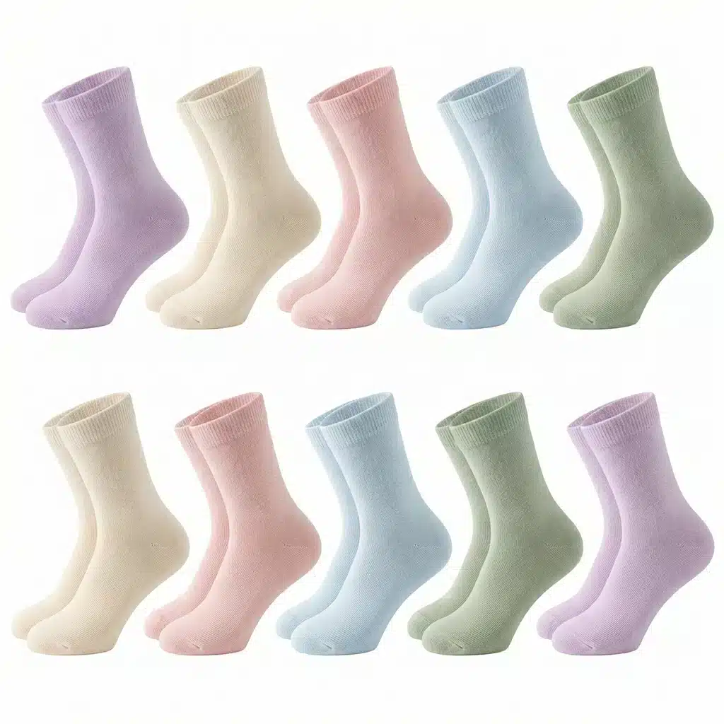 Sada Dívčích Klasických Ponožek | 10 PÁRŮ [24-35]