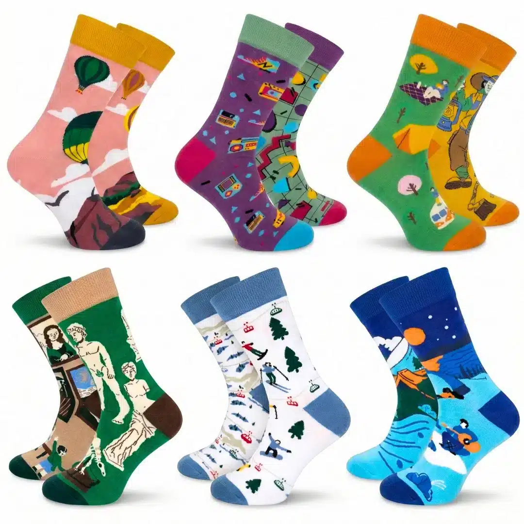 Cestovatelské Nepárové Ponožky | 6 PÁRŮ [40-46]